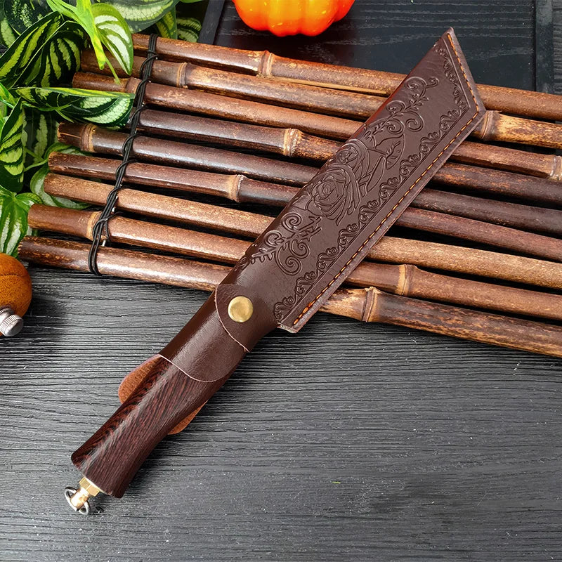 Artisan Dragon Knife - Hand-Forged with Elegant Sheath