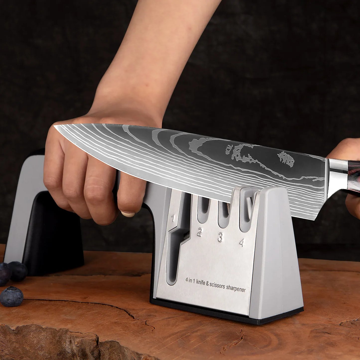Ultimate Knife Set with 4-in-1 Sharpener