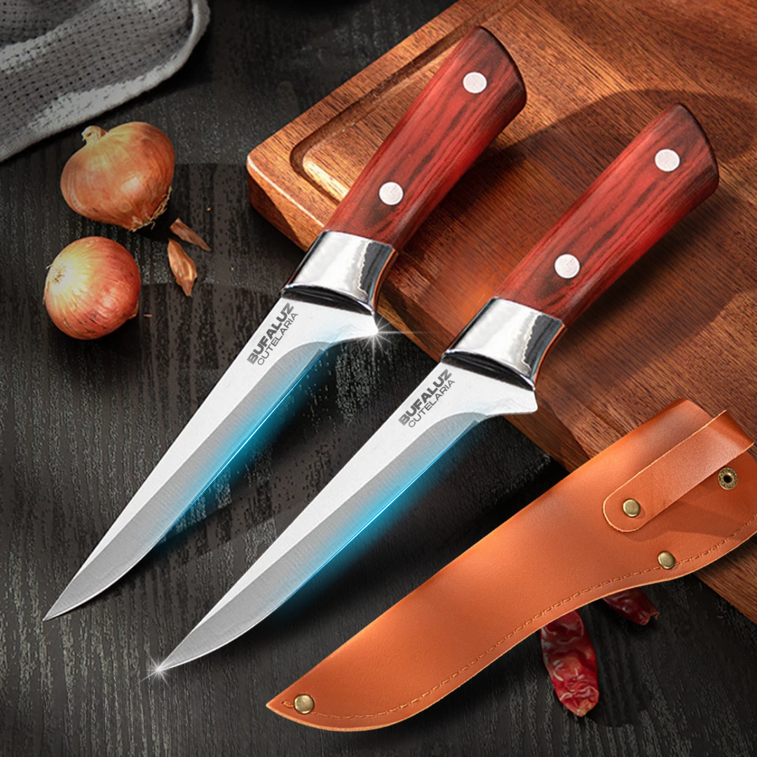 Set of 2 Hand-Forged Boning Knives - Purchase 1, Receive 2!