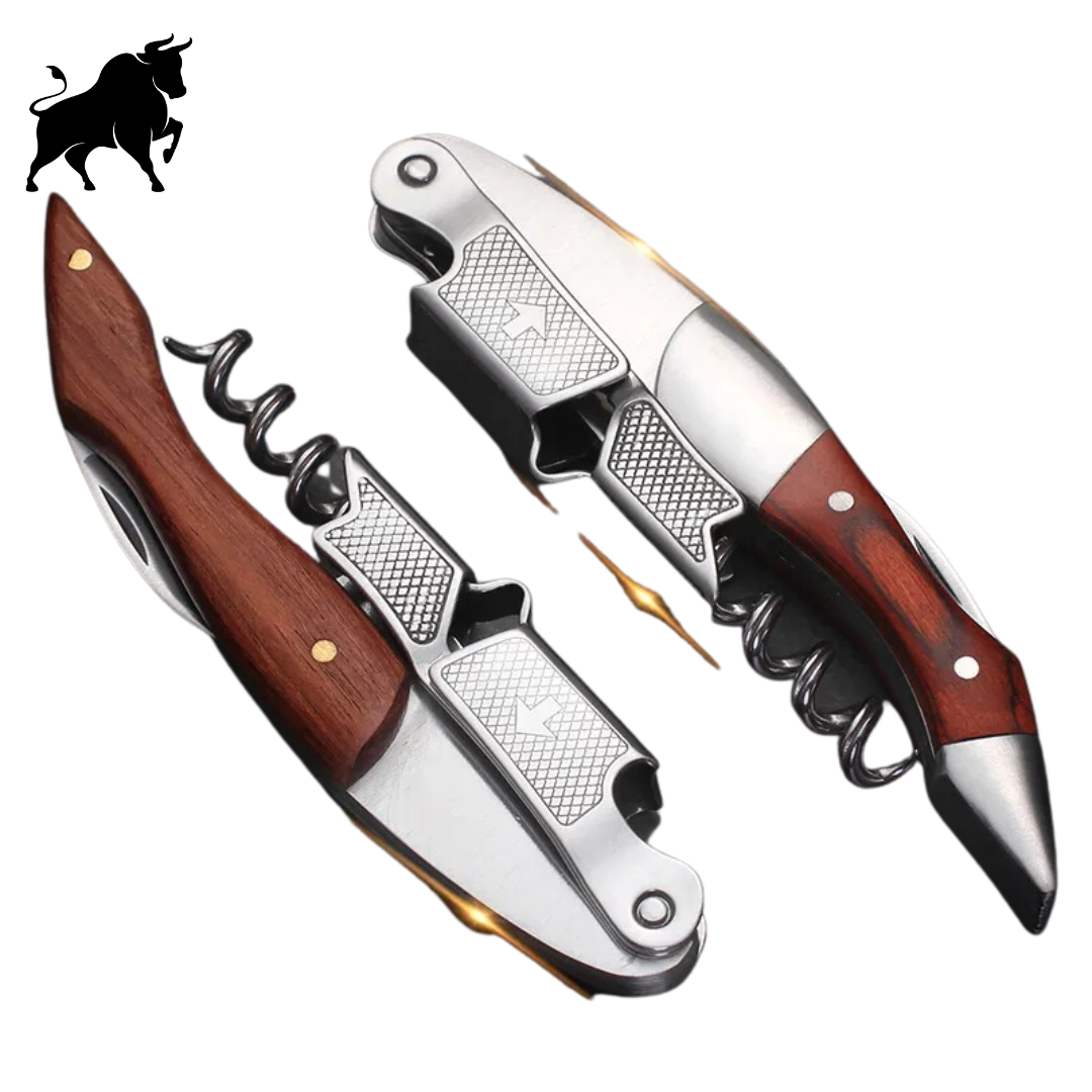 Premium Wooden Handle Corkscrew