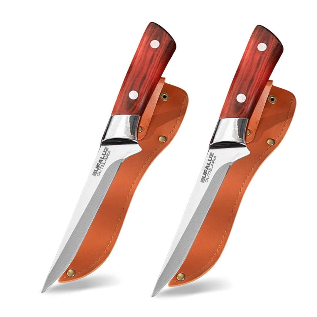 Set of 2 Hand-Forged Boning Knives - Purchase 1, Receive 2!