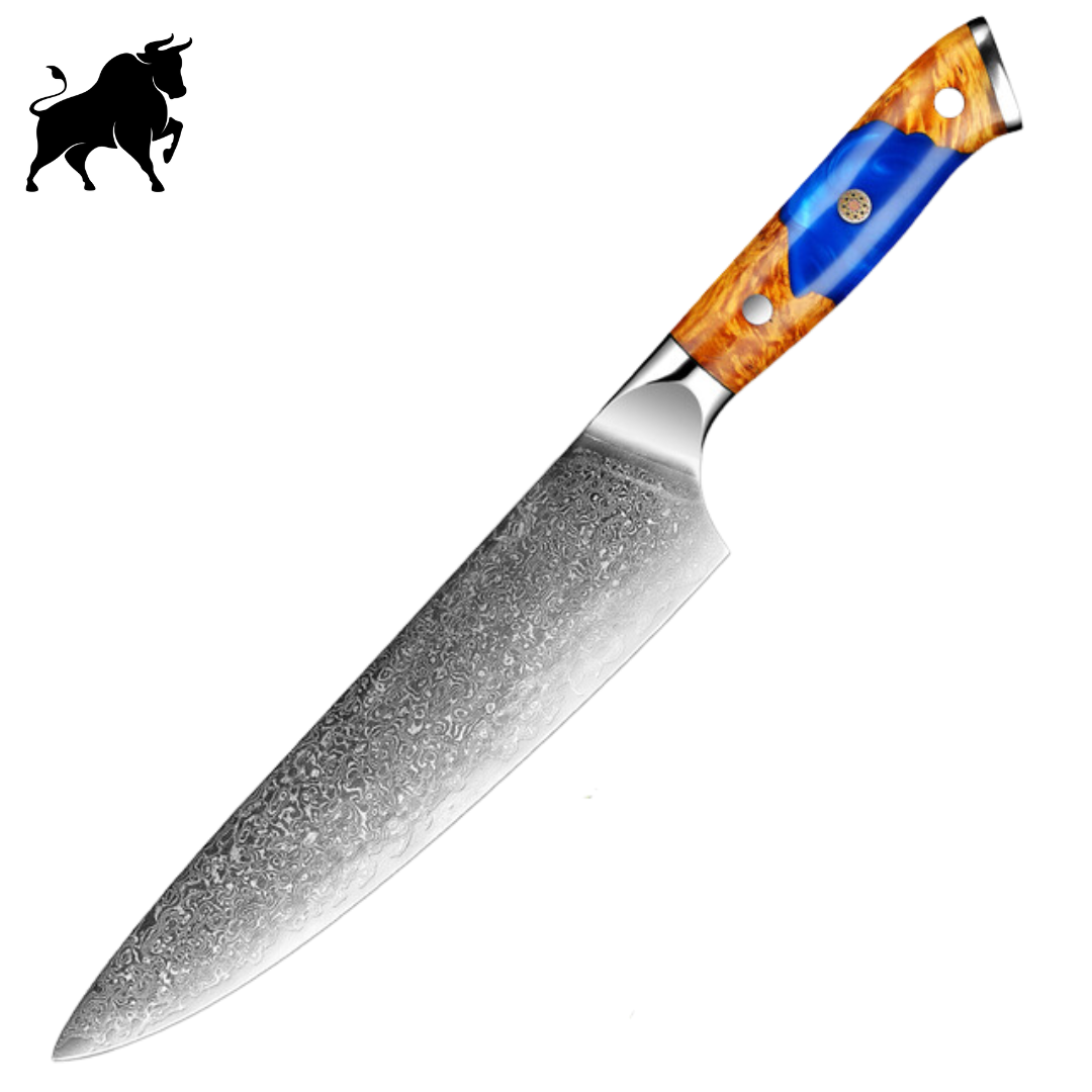Premium 8-Inch Damascus Steel Chef's Knife