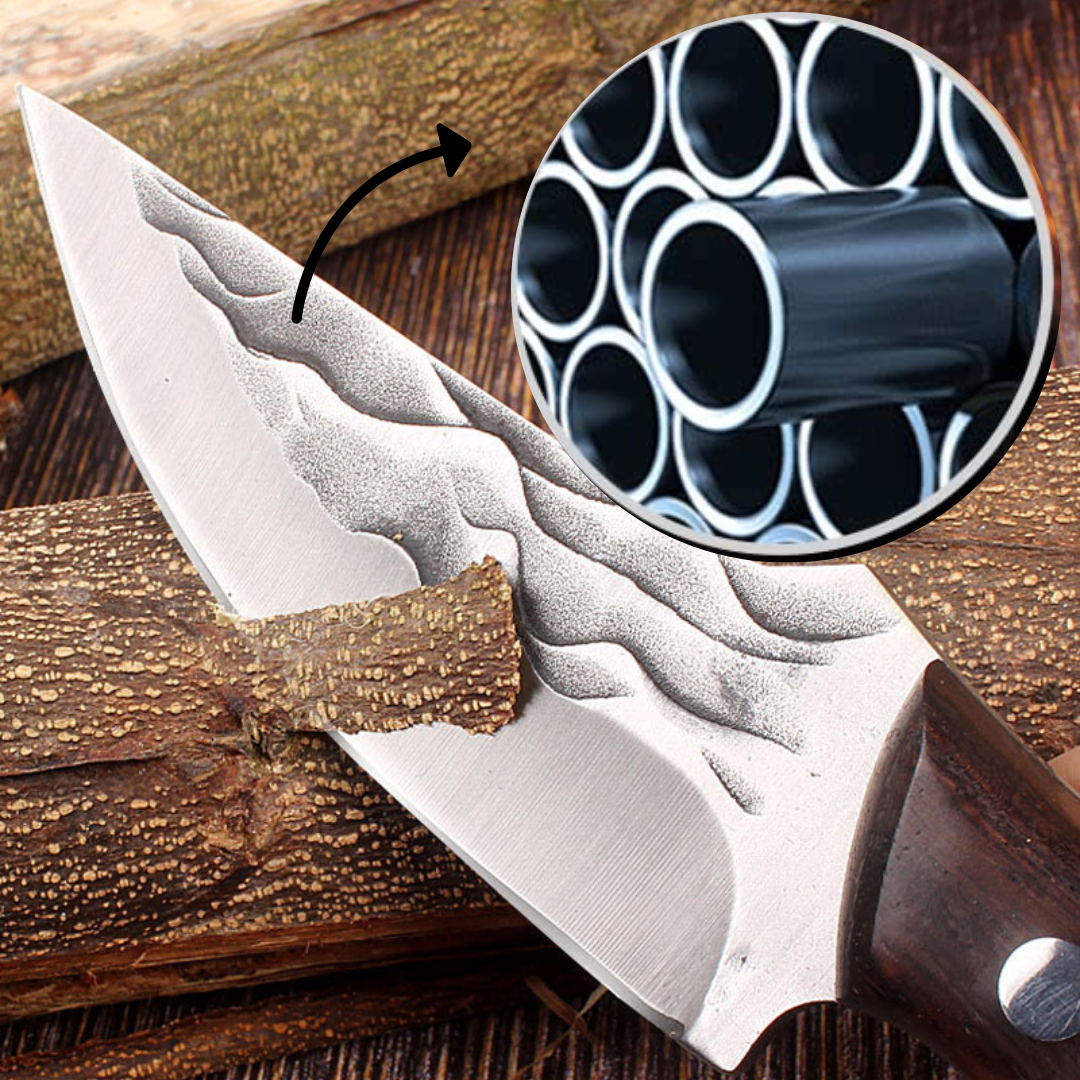 Set of 3 Hand-Forged Matagal Knives with Sheaths