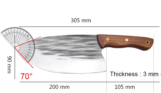 Artisan Forged Avocado Knife - Handcrafted Design