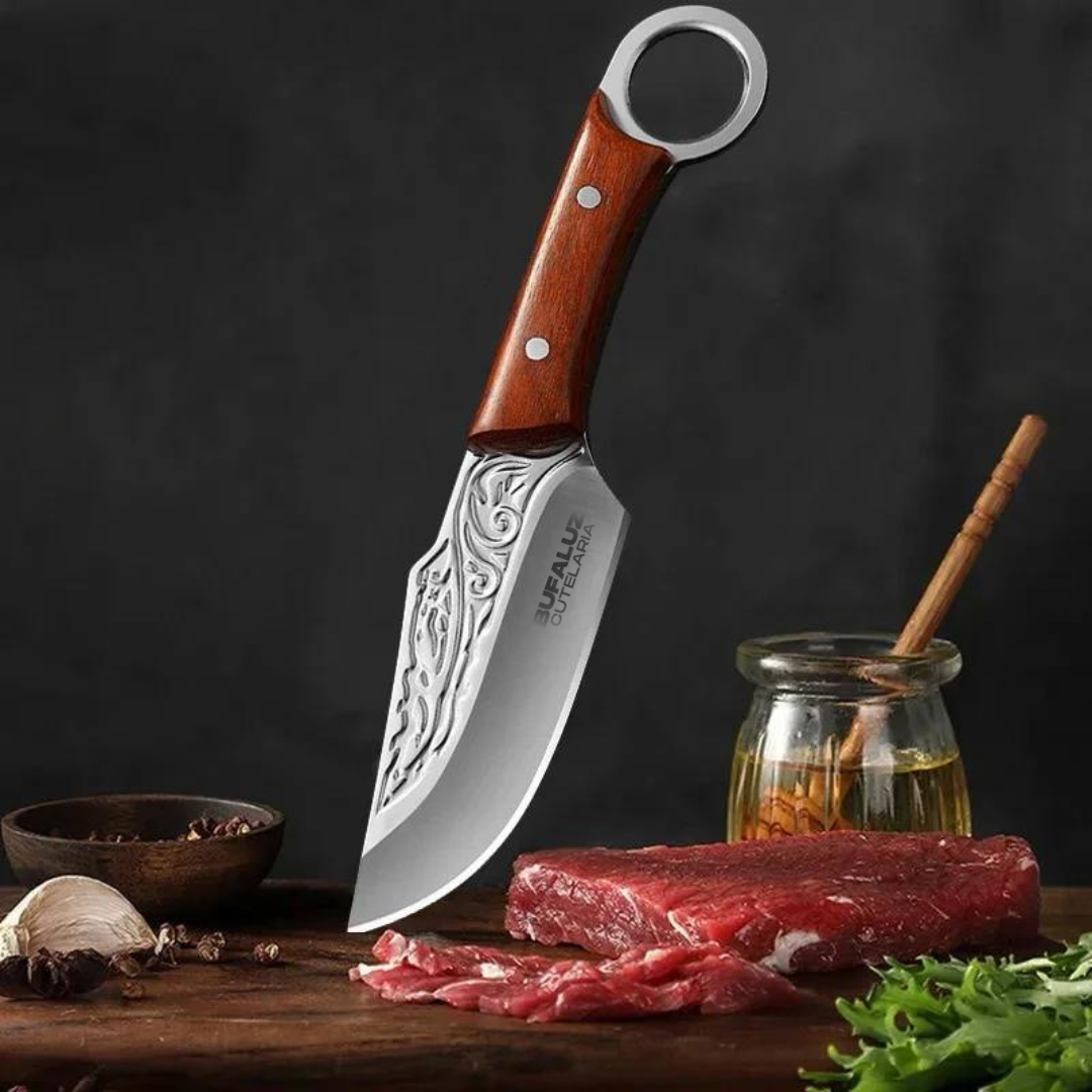 Artisan Fire Knife - Hand Forged