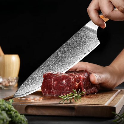Durable 8-Inch Damascus Steel Knife