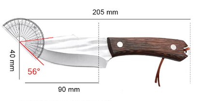 Set of 2 Handcrafted Angus Knives - Purchase 1, Receive 2 [Hand Forged]