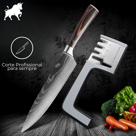 Ultimate Knife Set with 4-in-1 Sharpener