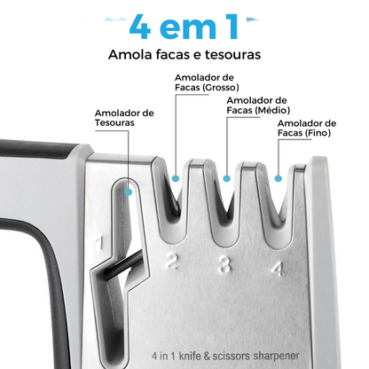 Ultimate Knife Set with 4-in-1 Sharpener