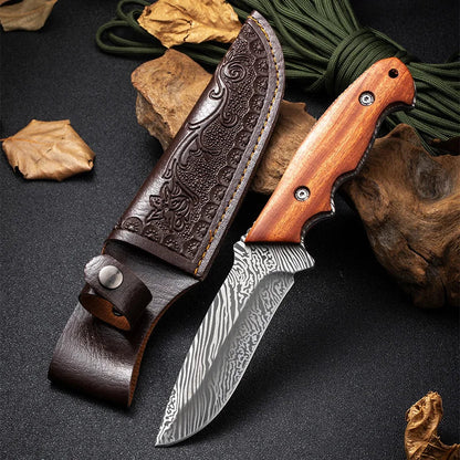 Artisan Farm Knife - Hand Forged with Custom Sheath