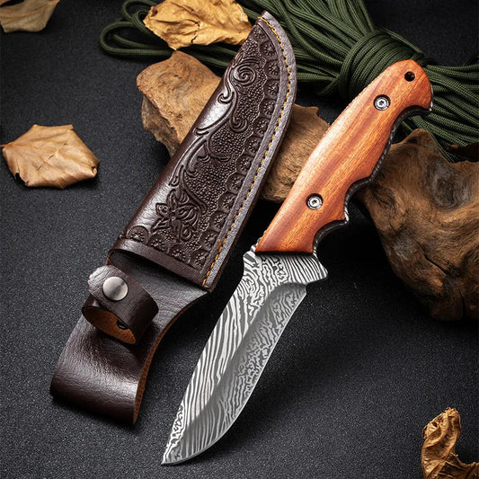 Artisan Farm Knife - Hand Forged with Custom Sheath