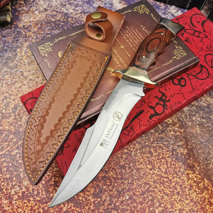 Artisan Blader Knife with Leather Sheath [Hand Forged]
