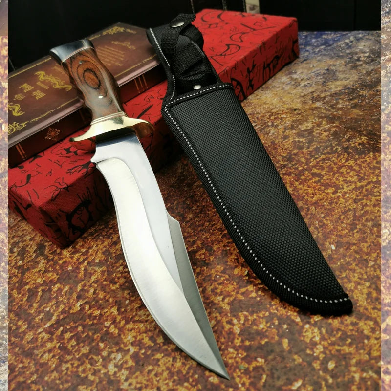 Artisan Blader Knife with Leather Sheath [Hand Forged]