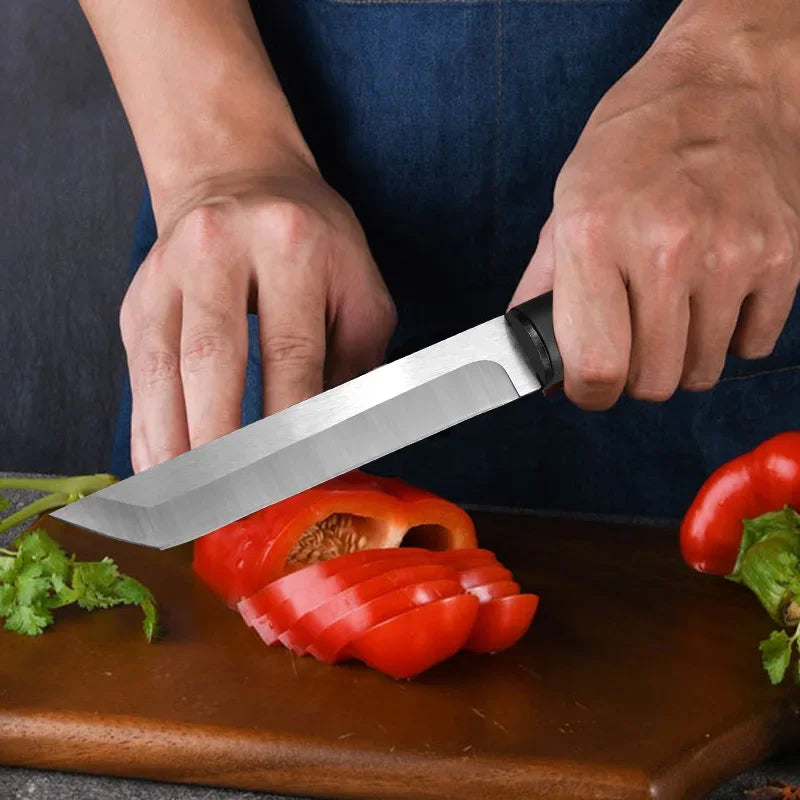 Artisan Chili Knife - Hand Forged with Custom Sheath
