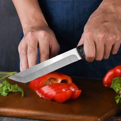 Artisan Chili Knife - Hand Forged with Custom Sheath