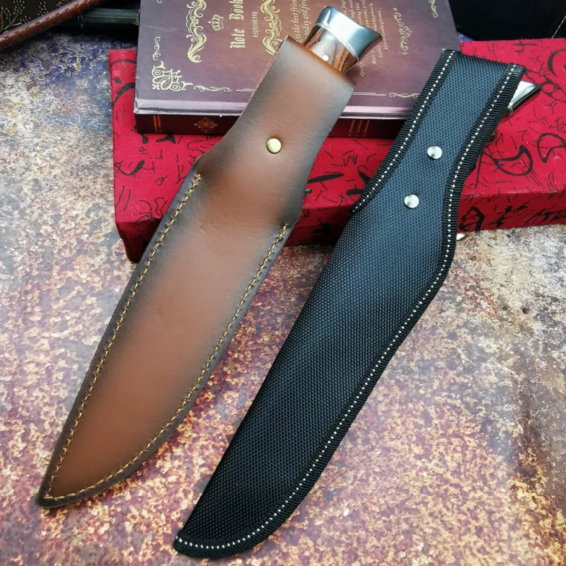 Artisan Blader Knife with Leather Sheath [Hand Forged]
