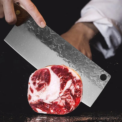 Artisan Oak Knife - Hand Forged