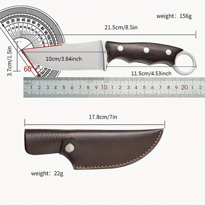 Artisan Barbecue Knife - Hand Forged with Protective Sheath