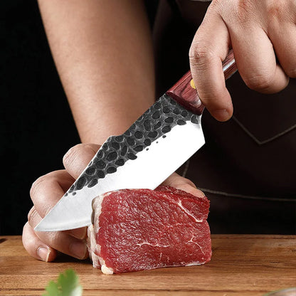 Artisan Forged Stone Knife - Handcrafted Excellence