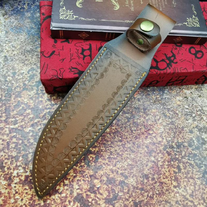 Artisan Blader Knife with Leather Sheath [Hand Forged]