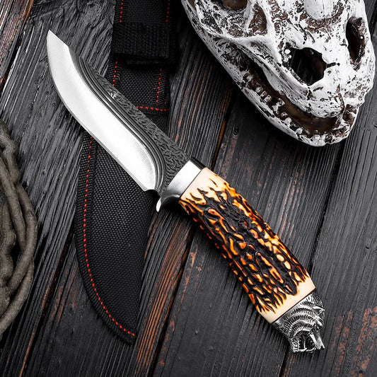 Artisan Wolf Blade - Hand-Forged with Custom Sheath