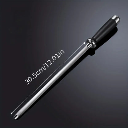 Premium Black Knife Sharpening Rod