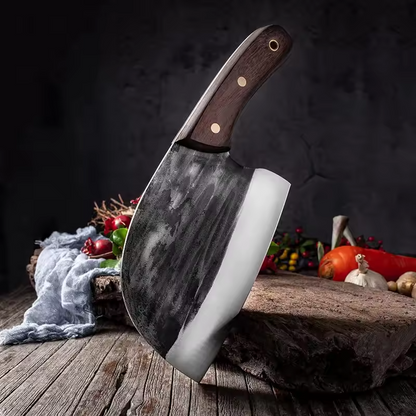 Handcrafted Magnus Knife with Leather Sheath - Expertly Forged by Hand