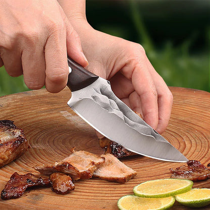 Set of 4 Hand Forged Professional King Knives with Sheaths