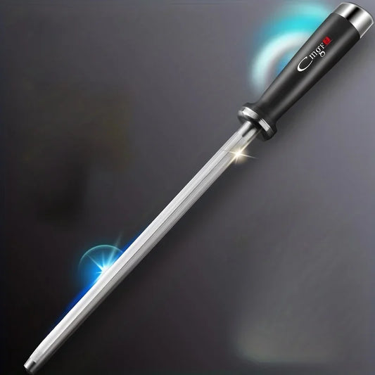 Premium Black Knife Sharpening Rod