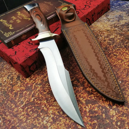 Artisan Blader Knife with Leather Sheath [Hand Forged]