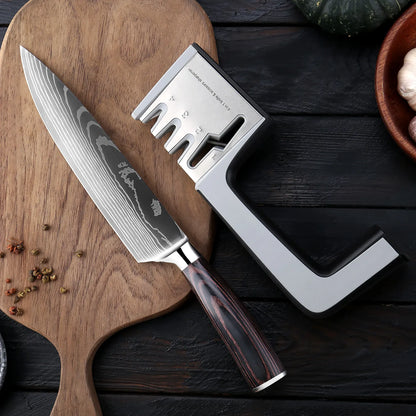 Ultimate Knife Set with 4-in-1 Sharpener