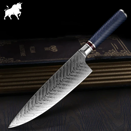 Ocean 8 Damascus Steel Knife