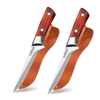 Set of 2 Hand-Forged Boning Knives - Purchase 1, Receive 2!
