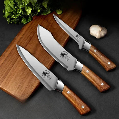 Set of 3 Bull Knives