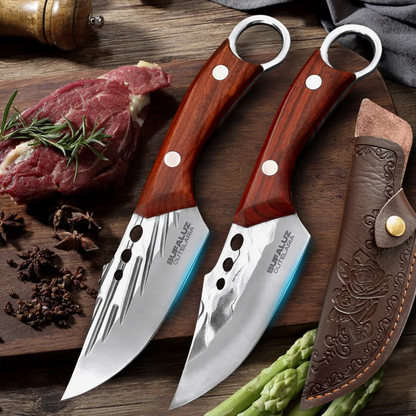 Set of 2 ProSharp Handmade Knives - Hand Forged [Buy 1, Get 2 Free]